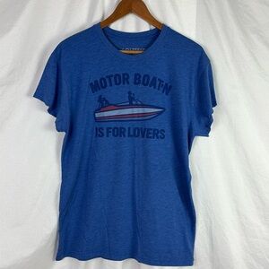 Chive tees naughty motor boat t shirt top men’s size L unisex